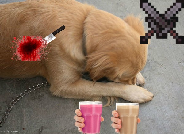 Dead | image tagged in embarrassed dog | made w/ Imgflip meme maker