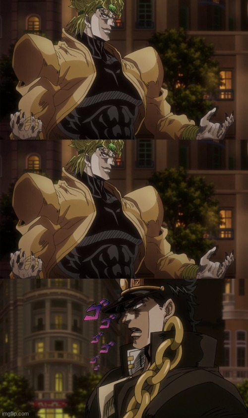 Two deaf people who never learned sign language about to throw down | image tagged in oh you're approaching me,jojo's bizarre adventure,anime,look at the title | made w/ Imgflip meme maker