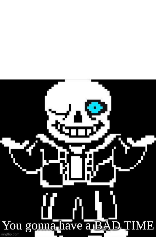 Sans Shrug Blue Eye | image tagged in sans shrug blue eye | made w/ Imgflip meme maker