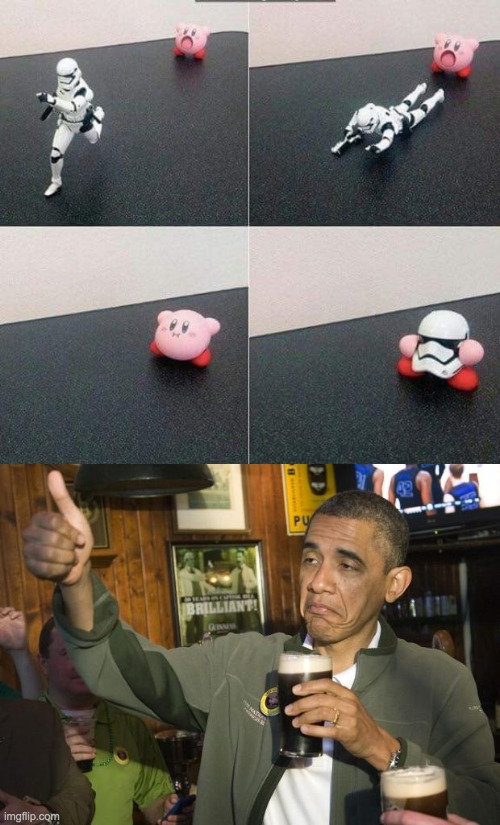 Kirby | image tagged in not bad | made w/ Imgflip meme maker