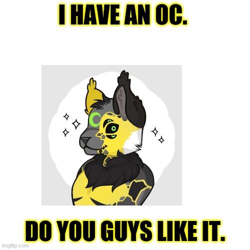 I say it because my preferred pronouns are it. | I HAVE AN OC. DO YOU GUYS LIKE IT. | made w/ Imgflip meme maker