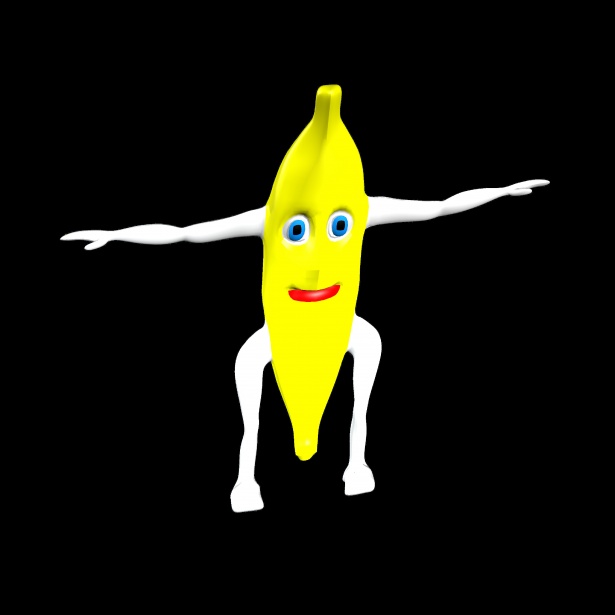 roblox man face on banana Blank Template - Imgflip