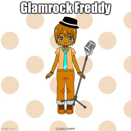 Glamrock Freddy | image tagged in charat,glamrock freddy,fnaf | made w/ Imgflip meme maker