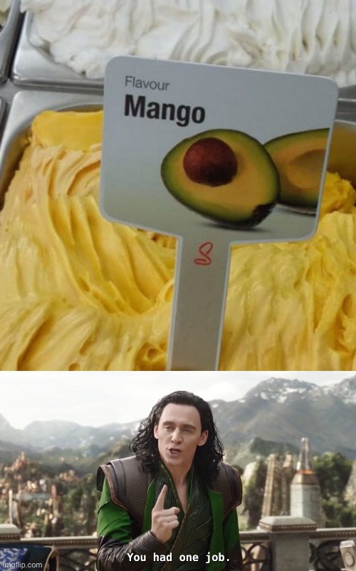 fail | image tagged in you had one job just the one,funny,fails,mango | made w/ Imgflip meme maker