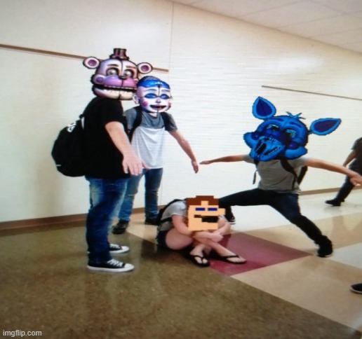 Poor Mike... | image tagged in fnaf | made w/ Imgflip meme maker