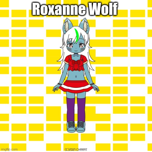 Roxanne Wolf | image tagged in charat,fnaf,roxanne wolf | made w/ Imgflip meme maker