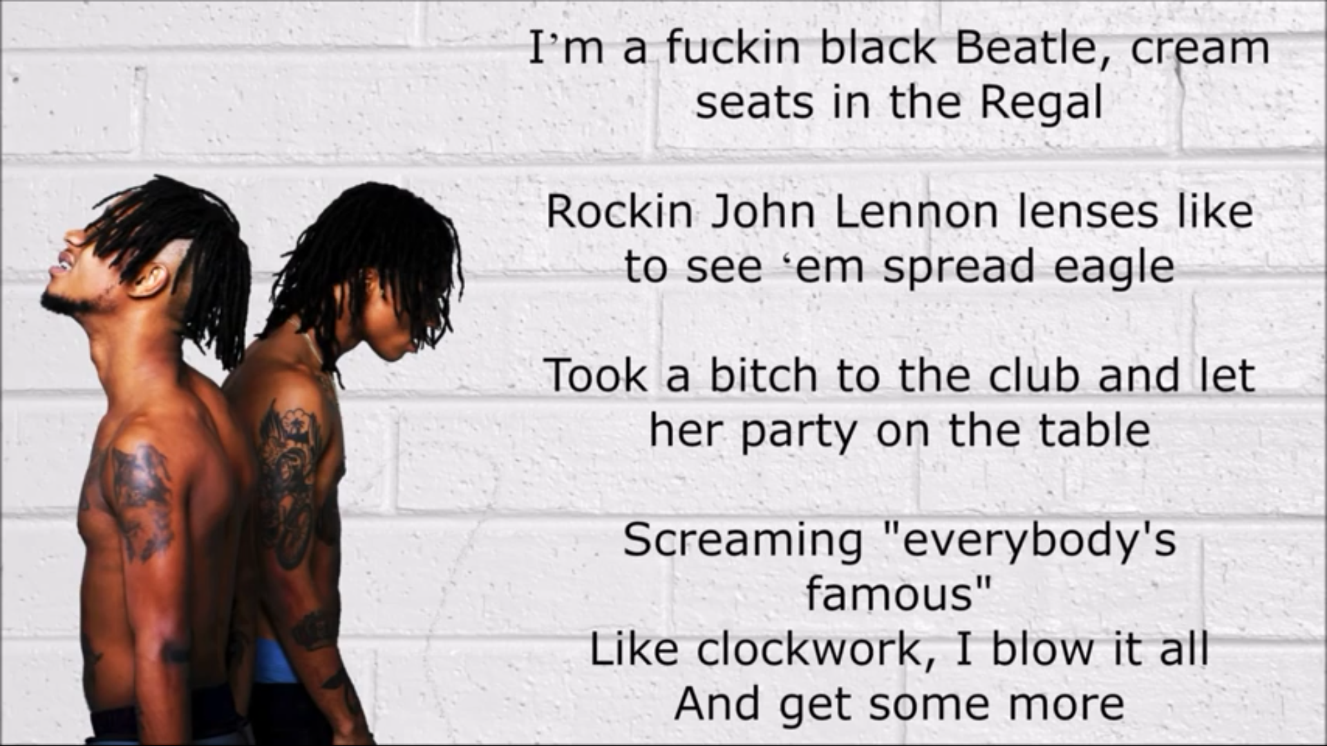 Black Beatles Blank Meme Template