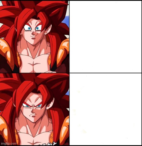 Angry Gogeta | image tagged in angry gogeta | made w/ Imgflip meme maker