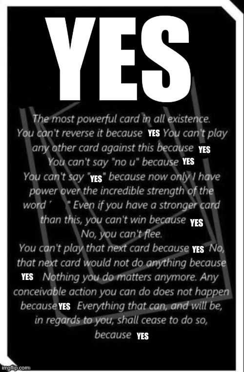 YES YES YES YES YES YES YES YES YES YES | made w/ Imgflip meme maker