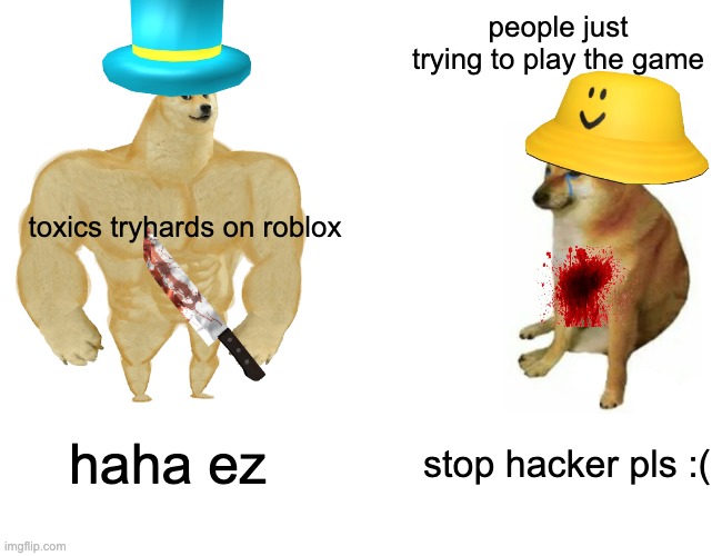 Repost Buff Doge Vs Cheems Memes Gifs Imgflip - roblox doge costume