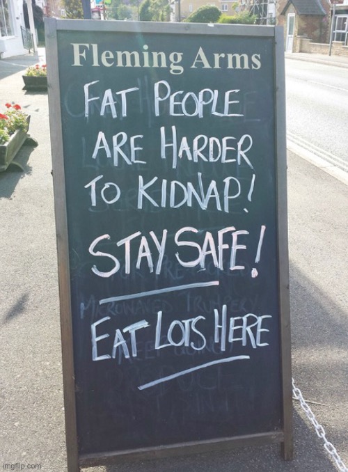 Well...they’re not wrong | image tagged in funny,fat,kidnap | made w/ Imgflip meme maker
