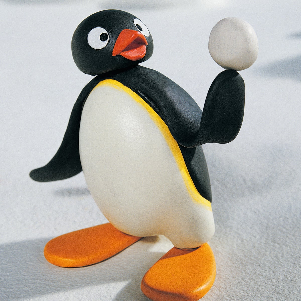 pingu finds an egg Blank Meme Template