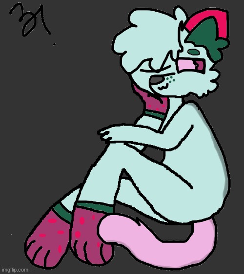 "And as you can tell, the wonderful m e l o n poses cutely in the shot today" (AT for Watermelon_Boi!) | made w/ Imgflip meme maker