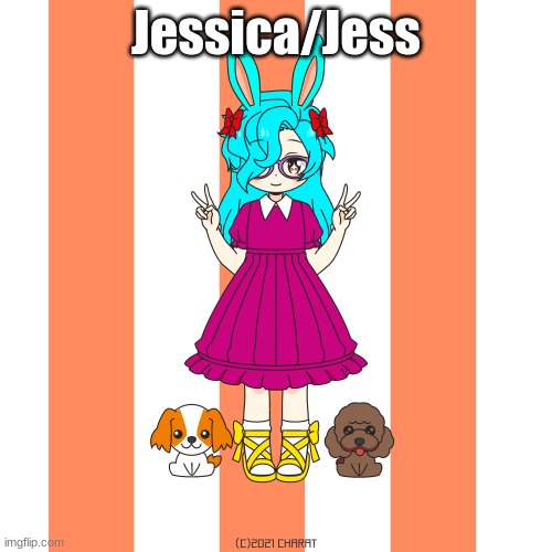 Withered_Bonnie I know you know her | Jessica/Jess | image tagged in charat | made w/ Imgflip meme maker