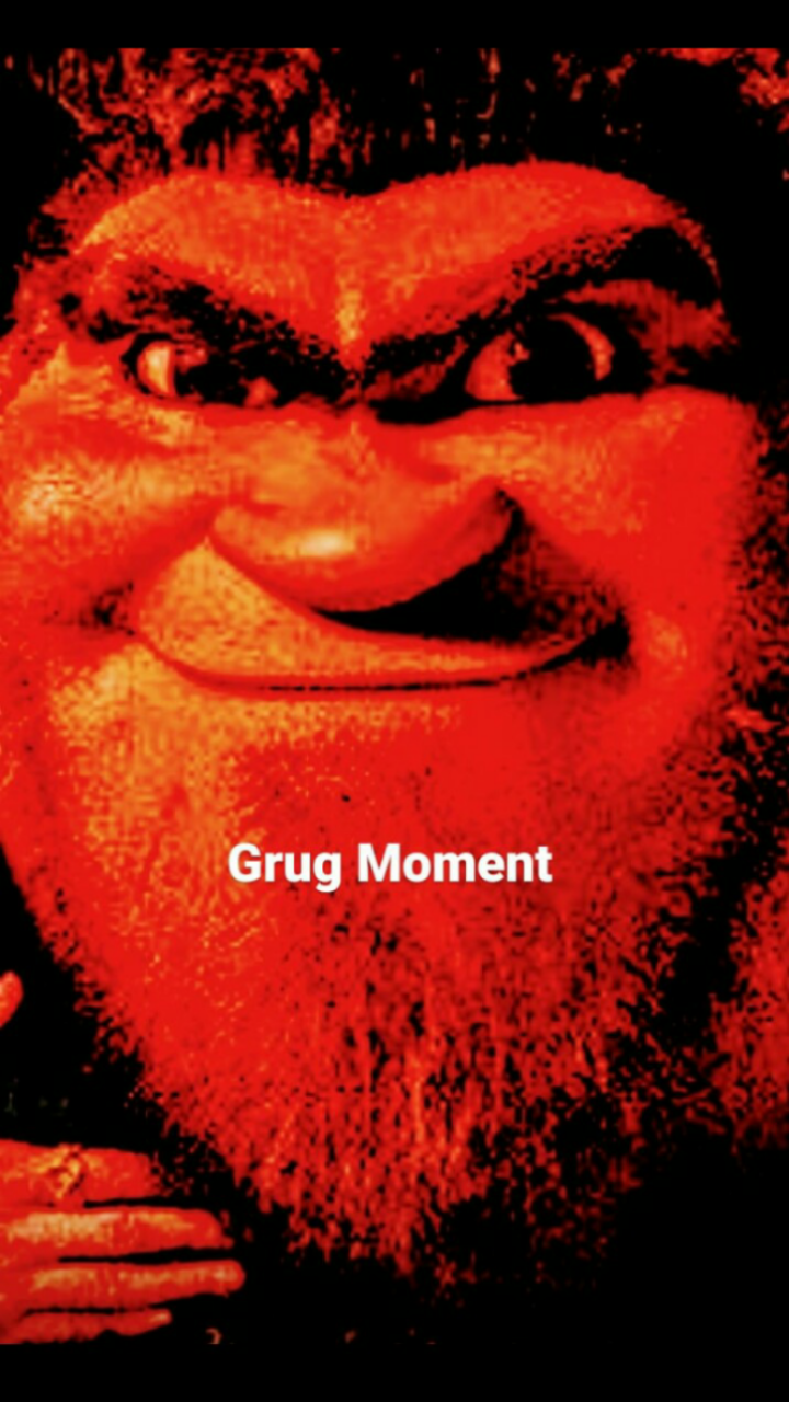 High Quality Grug Moment Blank Meme Template