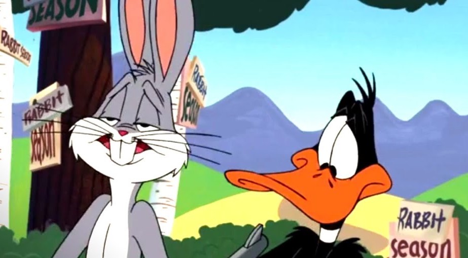 Bugs and Daffy Blank Meme Template