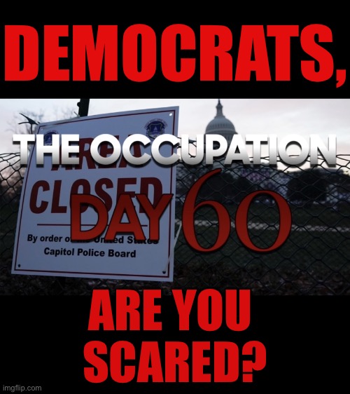 The Democrats are scared! (Image: americasvoice.news.) | DEMOCRATS, ARE YOU 
SCARED? | image tagged in democrat party,joe biden,democratic socialism,communists,crying democrats,government corruption | made w/ Imgflip meme maker