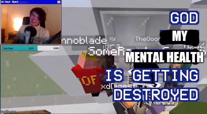 R.I.P. mental health | image tagged in r i p mental health | made w/ Imgflip meme maker