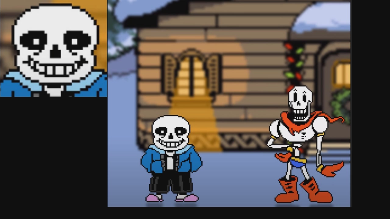 High Quality sans speaks papyrus shows up Blank Meme Template