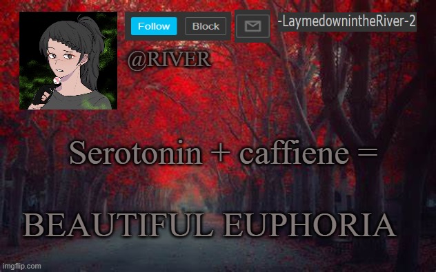 yes | Serotonin + caffiene =; BEAUTIFUL EUPHORIA | made w/ Imgflip meme maker