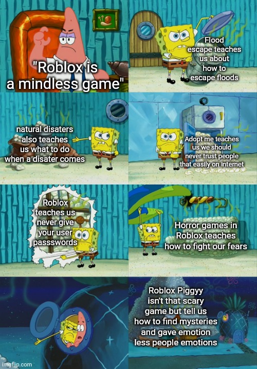 Roblox Spongebob Diapers Meme Memes Gifs Imgflip - roblox escape spongebob