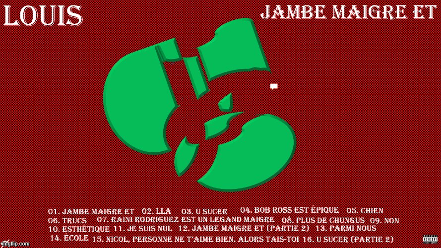 Jambe Maigre Et (ALBUM) | image tagged in fun | made w/ Imgflip meme maker