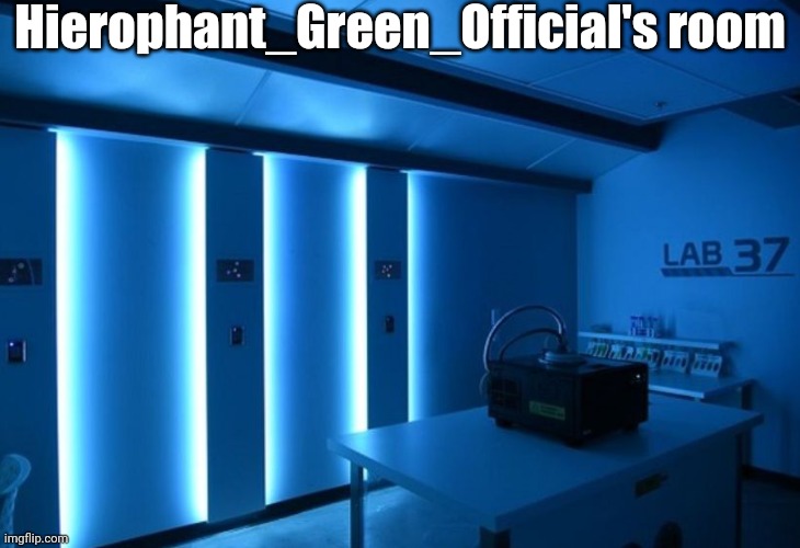 Hierophant_Green_Official's room | made w/ Imgflip meme maker