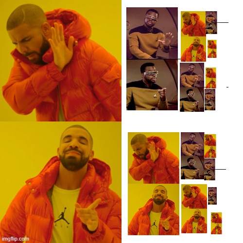 It took me ten minutes to make this thing | image tagged in memes,drake hotline bling | made w/ Imgflip meme maker