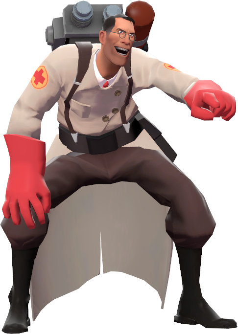 High Quality Medic laughing Blank Meme Template