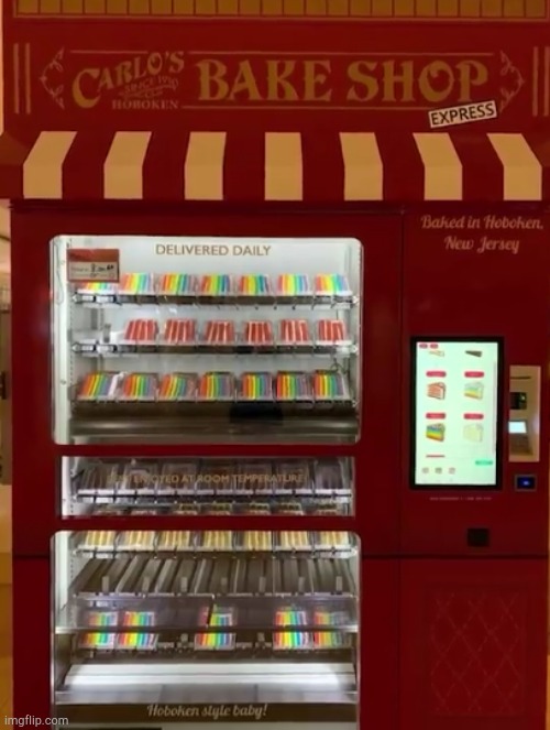 the cake vending machine | image tagged in vending machine | made w/ Imgflip meme maker