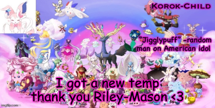 Fairy temp (credit to Riley) | I got a new temp
thank you Riley-Mason <3 | image tagged in fairy temp credit to riley | made w/ Imgflip meme maker