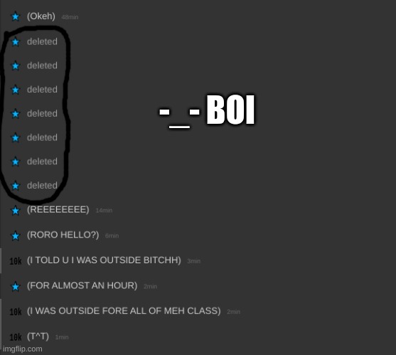 talking to meh friend b like | -_- BOI | image tagged in omg | made w/ Imgflip meme maker