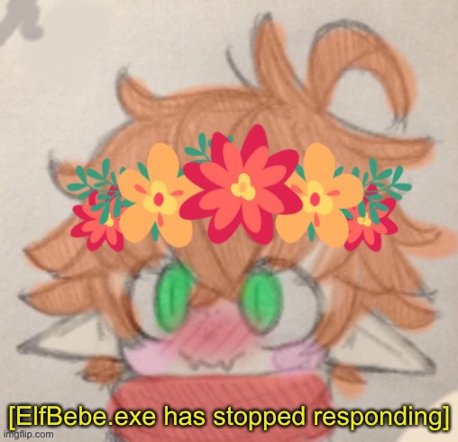 Elf bebe blushing | image tagged in elf bebe blushing | made w/ Imgflip meme maker