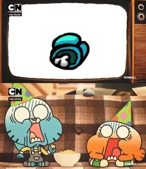 cams be like | image tagged in gumball shocked after watching tv | made w/ Imgflip meme maker