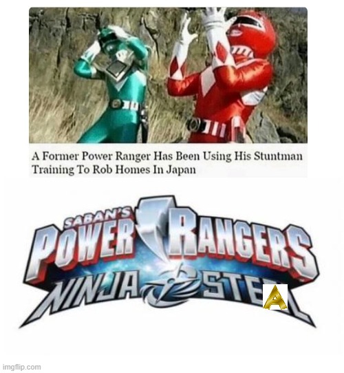 Ninja Steal | image tagged in just white,memes,power rangers | made w/ Imgflip meme maker