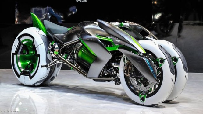 believe it or not, this motorcycle actually has 4 wheels | made w/ Imgflip meme maker