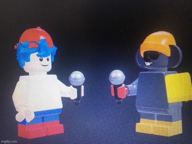 So fnf week 7 got leaked so I made it as in lego | made w/ Imgflip meme maker
