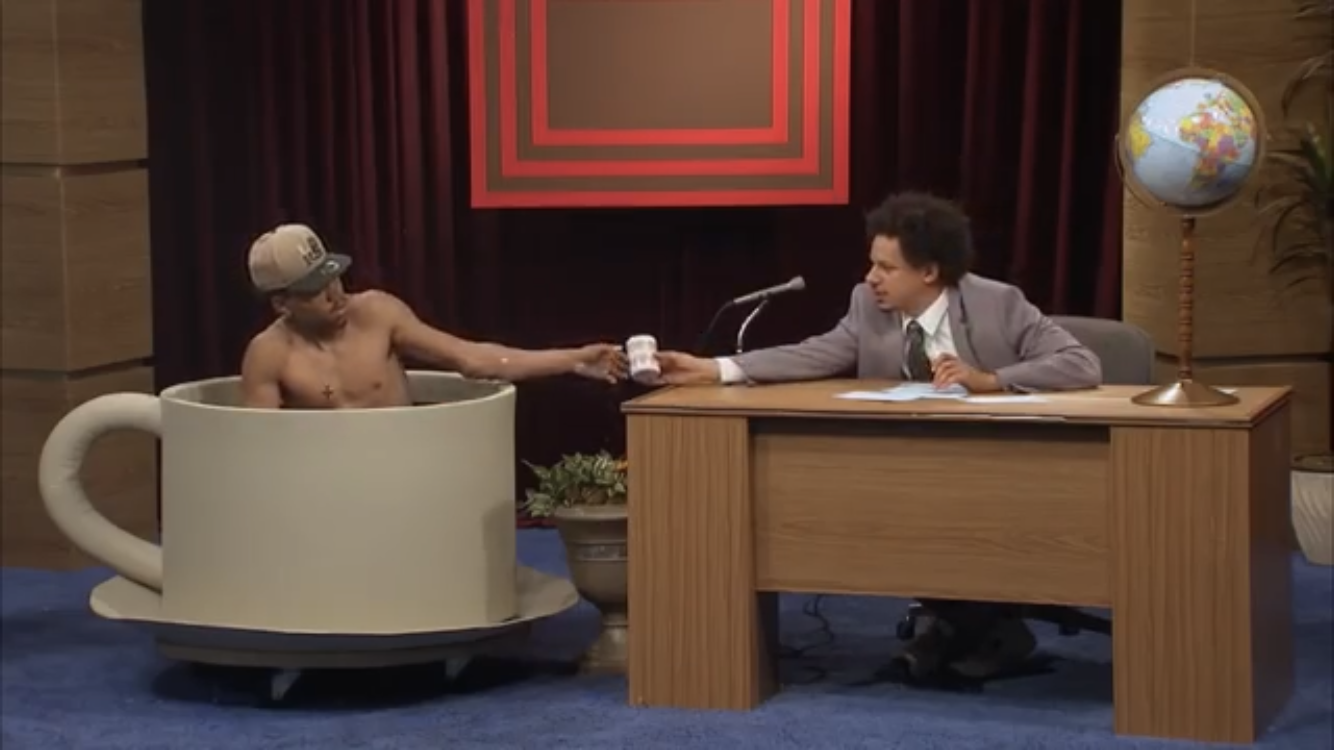 High Quality Eric Andre Teacup Blank Meme Template