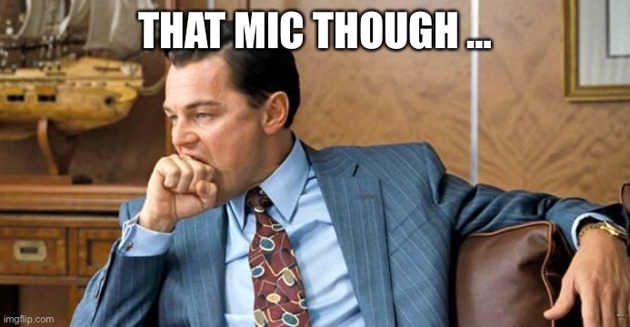 Leonardo Dicaprio | Fist Bite | THAT MIC THOUGH … | image tagged in leonardo dicaprio fist bite | made w/ Imgflip meme maker