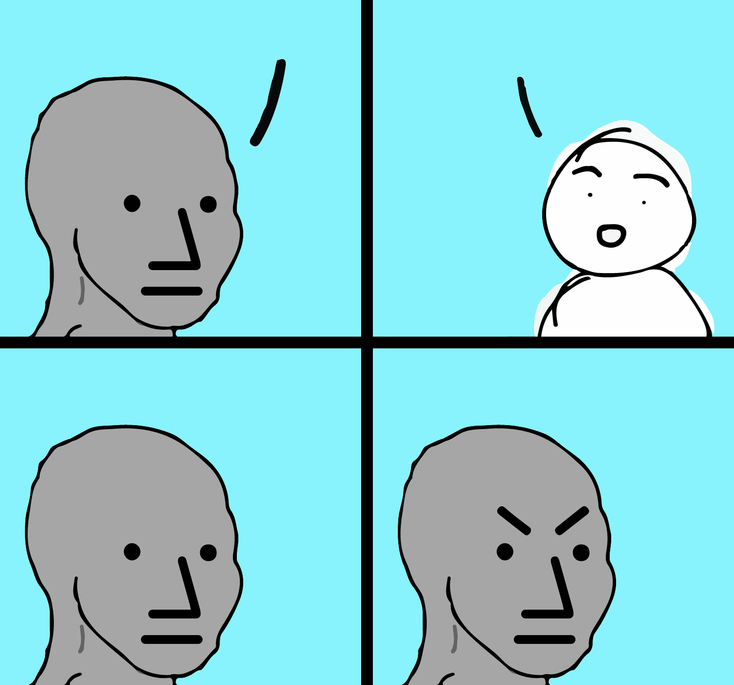 NPC Opinion Blank Meme Template