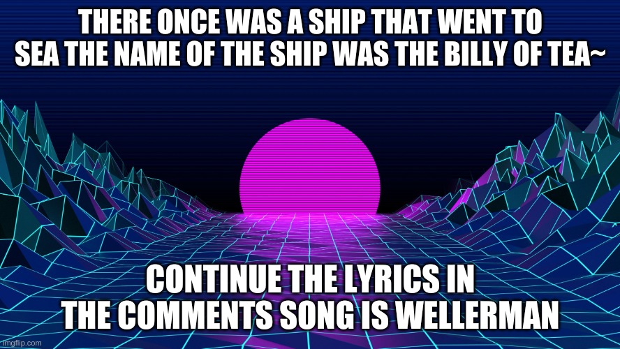 There once was a ship that put to sea