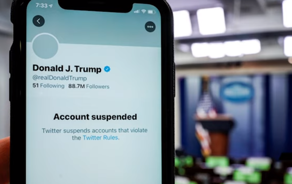 High Quality Trump's Twitter Account suspended Blank Meme Template