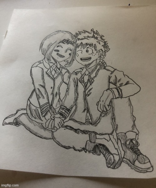 What you think about this drawing i made | image tagged in mha,drawing | made w/ Imgflip meme maker