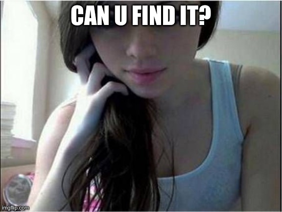 CAN U FIND IT? | made w/ Imgflip meme maker