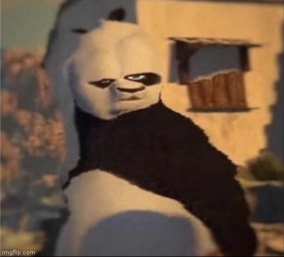 Weird panda | image tagged in weird panda | made w/ Imgflip meme maker