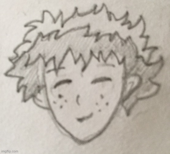 Deku drawing | image tagged in drawing,drawings | made w/ Imgflip meme maker