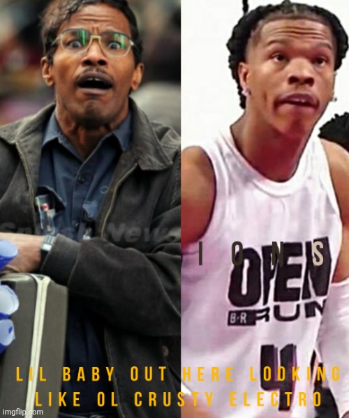 Someone tell Lil Baby his dad is here to get him | image tagged in lil baby and his twin | made w/ Imgflip meme maker