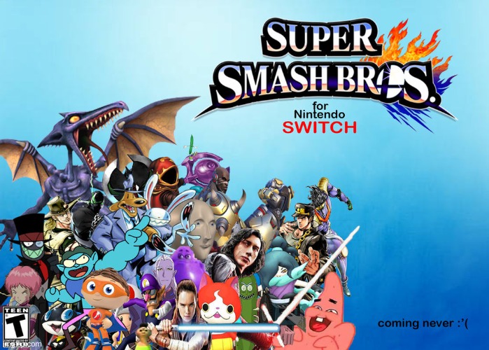 my new favorite smash game | image tagged in memes,funny,super smash bros,nintendo switch | made w/ Imgflip meme maker