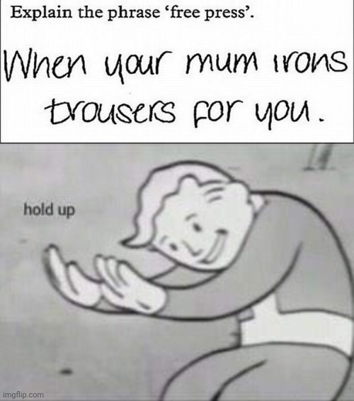 Lol | image tagged in fallout hold up,funny,school,meme man smort,infinite iq | made w/ Imgflip meme maker