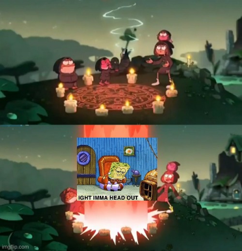 gn yall | image tagged in summoning the ancient one | made w/ Imgflip meme maker